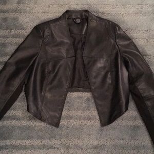 Wet Seal Faux Leather Jacket